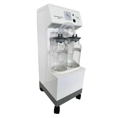 China Wheel Type Electric Suction Apparatus Electric Medical Suction Device Waste Liquid Collector