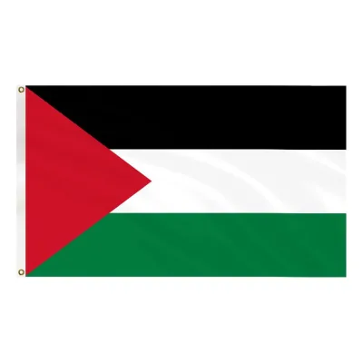 High Quality Big Size Country Flags Palestine Flag 3x5 ft Custom Print Team Flags