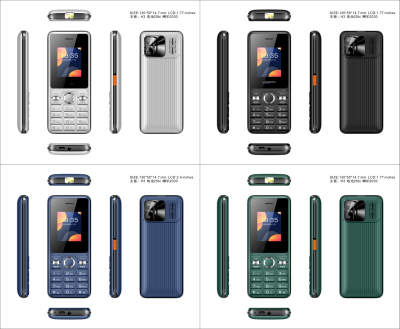 5092Pro/1.77 Inch Cheap Basic Feature Phone Big Button 2G Senior Phone With Sos Fm Radio Dual Sim Oem