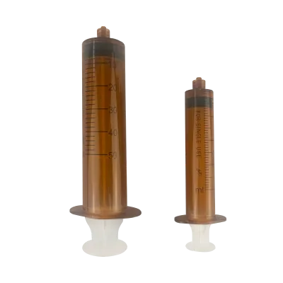 Disposable Light Proof Amber Syringe for Photosensitizing Drugs 1ml 3ml 5 ml 10ml 20ml with CE ISO Certificate