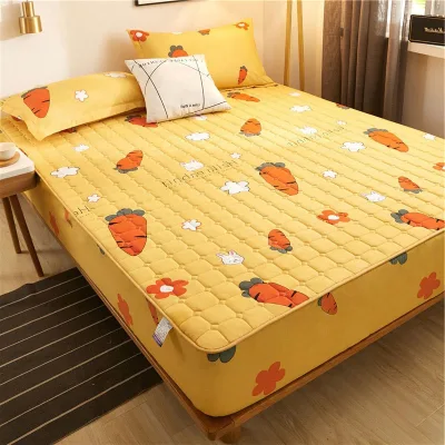 Western Style Natural Durable Bed Mattress Protector Bed Sheets Set Wholesale King Size Bed Sheet
