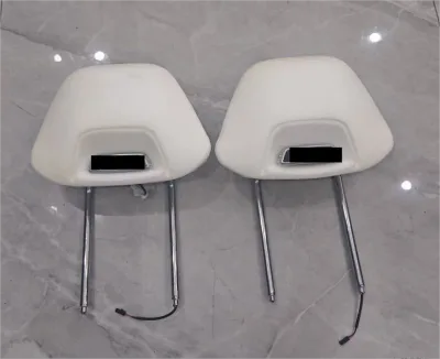 High Quality Racing Seat Headrest Universal Plug-In for Sports and Sports Cars with Carbon Fiber and Leather Seat Parts