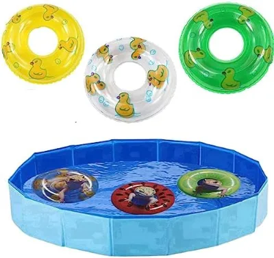 Doggy Pet Pool Collapsible Portable Pet Pool Children's Pool PVC Customized Logo Water Rides Amusement Park for Indoor Colorbox