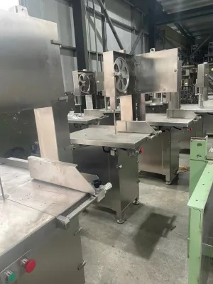 350 Bone Saw Machine Commercial Stainless Steel Meat Cutting Machine with Motor 220V/110V/380V for Butcher Shops Food Processing