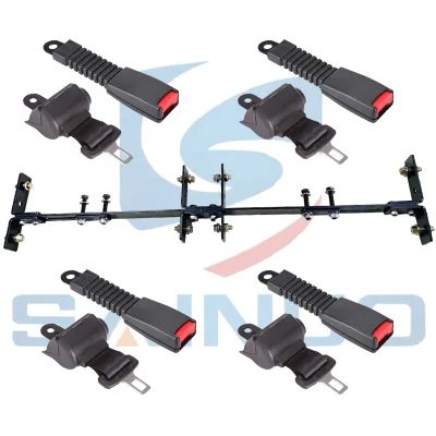 4 Passenger(2+2) Retractable Golf Cart Seat Belt Kit for EZGO, Yamaha, Club Car