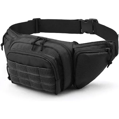 Outdoor Multifunctional Invisible Portable Hanging 900D Waterproof Fanny Pack Anti Theft Men Waist Bag