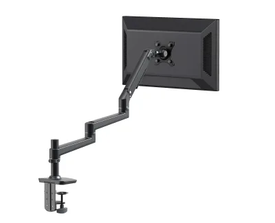 New Fashion High Quality Aluminum Height Adjustable Single Monitor Arm Desktop Monitor Mount Adjustable 360 Degree