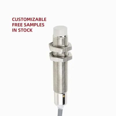 M12 High Sensitivity Accuracy NPN PNP Industrial Automation Non-Metal Capacitive Proximity Sensor for industrial automation
