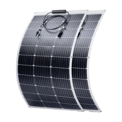 Waterproof Fabric 100W Customized Color Flexible Solar Panel with IP67 Junction Box for RV/Car/Truck/Boat/Yacht Power Supply
