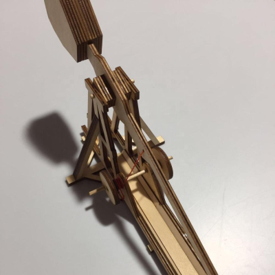 Wooden Trebuchet Catapult Miniature Ballista