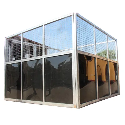 Plywood Galvanized Outdoor Horse Stall with Swing Door