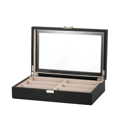High Quality Portable Packaging Eyeglasses Watches Jewelry Display Boxes Eyeglasses Jewelry Watches Suitcase