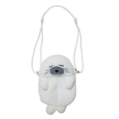 New Cute Cartoon Plush Seal Doll Backpacks with PP Cotton Filling YIXIN Brand Unisex for Carrying Change and Keys
