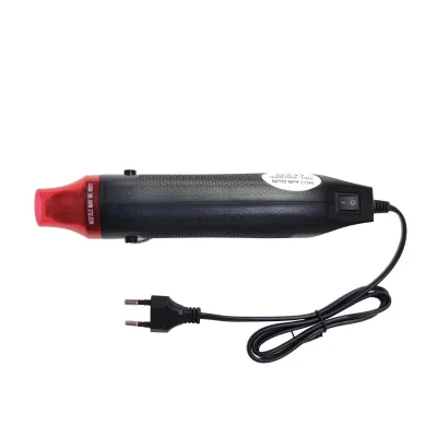 220V EU Plug Mini Heat Gun Single Temperature Hand Held Hot Air Blower for Wire Shrink Sleeve & DIY Craft