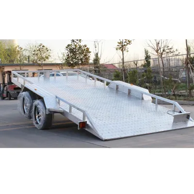 Atv-tow-behind-trailer Car Carrier Trailer Fully Down Atv Trailer Tires