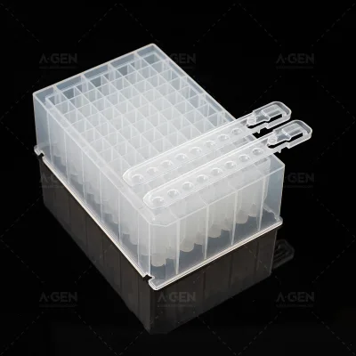DNA/RNA and Pyrogen free 100% imported PP material 8 24 96 Tip comb for deep well plate for DNA extraciton