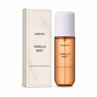 Private Label Vanilla Hair & Body Fragrance Mist Perfume Body Spray OEM ODM Suitable for All People