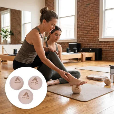 CHIA JENG Biobase EVA Foam Massage Ball Round 6.6cm Yoga & Pilates Support Tool for Foot Therapy Unisex Universal Use