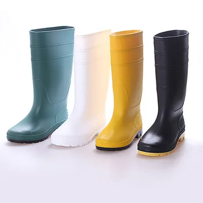 Wholesale Waterproof Cheap Agriculture Wellington Gumboots High PVC Men's Food Industrial Rain Boots for Men