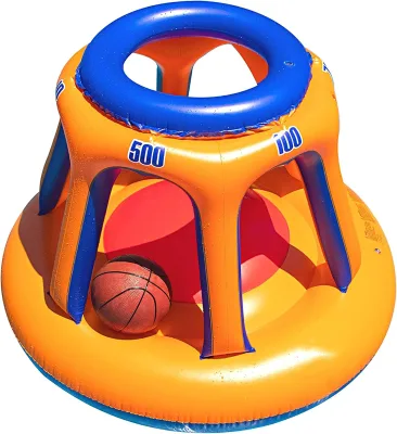 Pvc Inflatable Floating Basketball Hoop Throwing Game Thickened Sports Toys Water Park Drifting