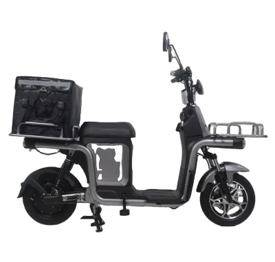 Professional Food Delivery E Scooter High Mileage Equipped with Takeaway Bag