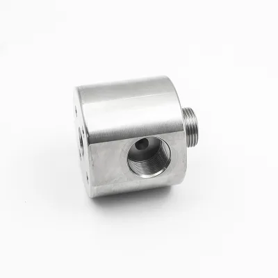 Custom Machining Services Water Switch Body Waterjet Cutting Machine Parts