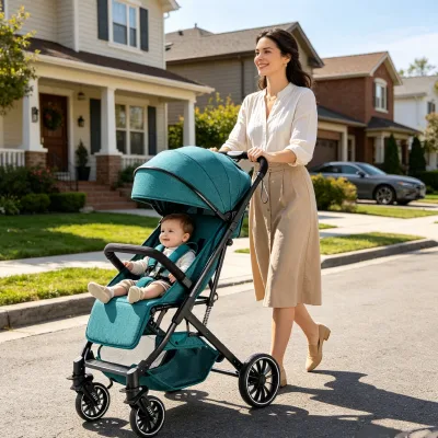 JXB Surprise Price Foldable Sport Baby Carriage Single Wheel Independent Brake for Traveling