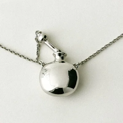 Daidan Chunky Necklaces Women Jewelry Custom Environmental Brass Flagon Long Chain Unique Necklaces