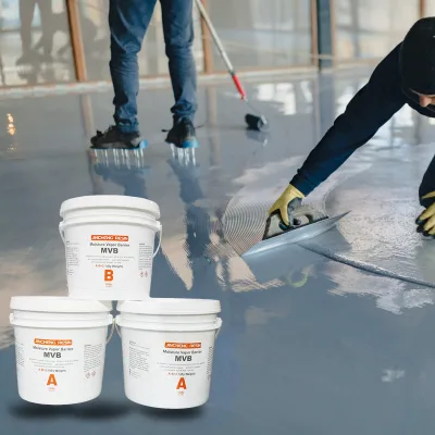 MVB 2:1 New Arrival Epoxy Resin Floor Paint Black Grey Multi Color Epoxy Floor Coating Primer for Workshop Warehouse Floors