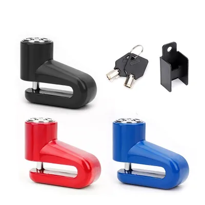Motorcycle Lock Security Anti Theft Bicycle Motorbike Motorcycle Disc Brake Lock Theft Protection for Scooter Safety Bike Lock