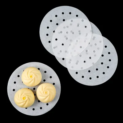 Popular Food Grade Steaming Paper Disposable Environment Friendly Steam Bun Paper for Cooking