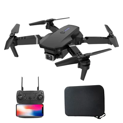Mini Helicopter Quadcopter Toy RC Drone with Dual Camera HD Profesional Video E88 Pro 1080P Camera with Height Hold