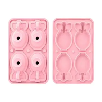 Rocket Shape Silicone Ice Cube Tray-Reusable Flexible Portable Eco-Friendly BPA Free Dishwasher Safe Homemade Ice Mould