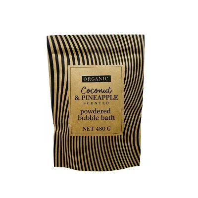 High Quality 480g Paper Bag for Coconut Powdered Bubble Bath New Design