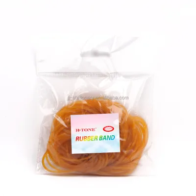 100% Natural Transparent Durable Soft Stretch Elastic Yellow Rubber Band Natural Rubber Band