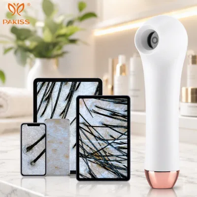 PAKISS Factory Handheld Digital Skin Scope 1MP Camera OTG Plug and Play Skin Analyzer for Android IOS Harmony Beauty Salon