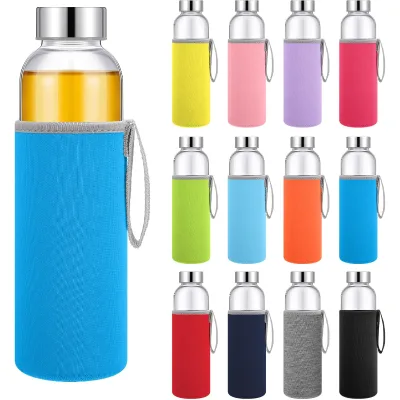 Factory Custom 500ml PET Plastic Drinkware Transparent Portable Lightweight 16oz Tumbler Outdoor Sports Water Bottle with Lid