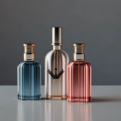 Wholesale 30ml 50ml 100ml Glass Perfume Bottles Custom Designed Refillable with Screw Cap Screen Printed Surface