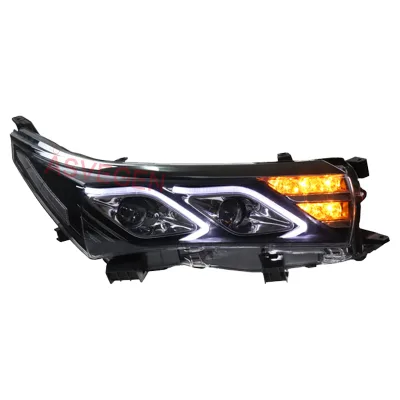 Modified Automotive Accessories Auto Lighting Systems for Corolla Headlight 2014-2016 Smoked Anti-fog Front Lamp Assembly