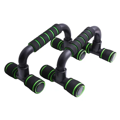 High Quality Foldable Steel H-shaped Push up Stand Home Fitness Strength Training Foam Grip Portable Durable Bar