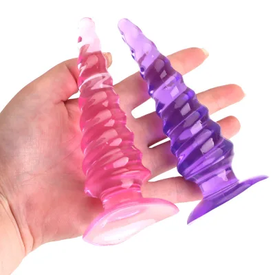 Soft Silicone Anal Plug G Spot Massager Anal Plug Stimulation Butt Plug for Men Women