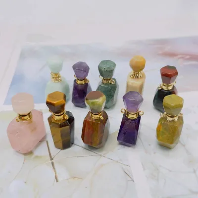 Crystal Carving Crystals Healing Stone Crystal Bulk Wholesale Amethyst Rose Quartz Perfume Bottle Carving