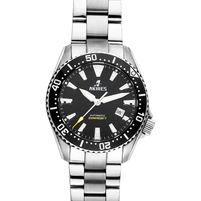 Waterproof Stainless Steel Metal Strap Man Watch Moon Phase Business Diving Automatic Mechanical Wrist Watches