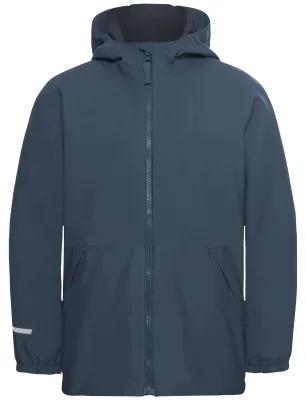 Kids Winter Jacket with Hooded Funnel Neck Stretch Wrist Bands and Windproof Coziness
