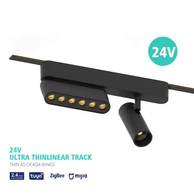Free Lighting Design New Premium Micro Suction Stretch Ceiling System Commercial LED Ultra Slim Magnetic Track Light Homeoffice