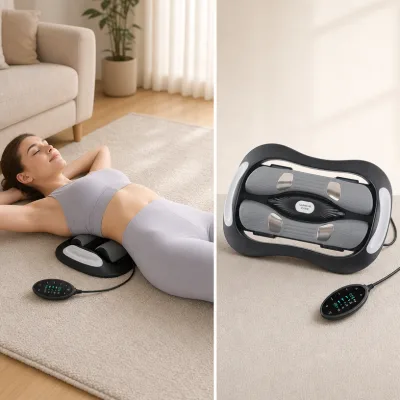 Distributor Wanted Smart Lumbar & Waist Traction Massager with Low Frequency Pulse Heating Vibration for Deep Muscle Relaxing