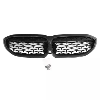 High Quality Carbon Fiber Front Bumper Grille for 3 Series G20 G21 Carbon Fiber Grill Perfect Fitment