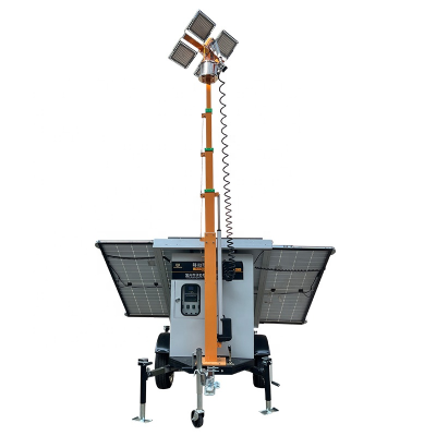 Outdoor Desert Environmental Lighthouse 9-meter-high Lighthouse 4X200w Solar Charging Lighthouse