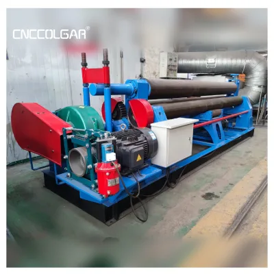 W11 Series Automatic Sheet Plate Rolling Machine 12mm Thickness Mechanical 3-roller Rolling Machine