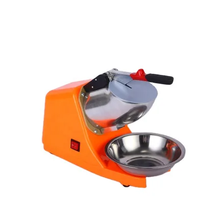 Commercial Electric Snow Cone Machine with Tray 80 Kg/h Drink Shaved Ice for Household and Hotel Use Low Price